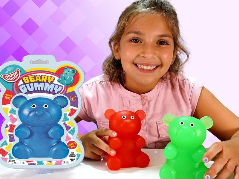 Imagem de Brinquedo Squishy Gummy Bear Jumbo Giant em cores variadas J