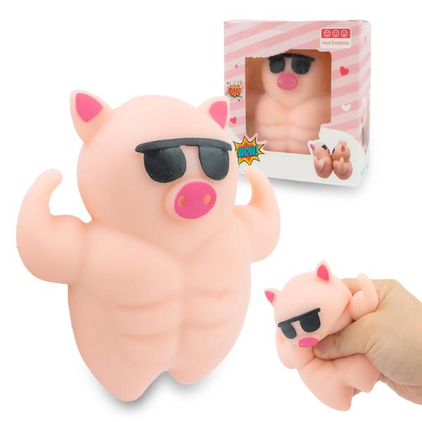 Imagem de Brinquedo Squishy Pig Stress AWANGLUO Decompress Animal Relief