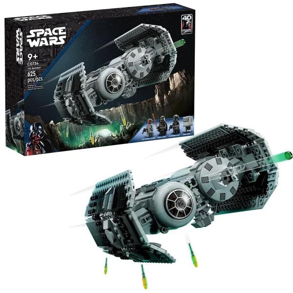 Imagem de Brinquedo Star Wars Bloco de Montar Nave Tie Bomber