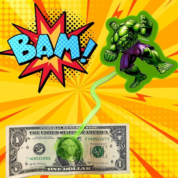 Imagem de Brinquedo Sticky Hands JA-RU Marvel Hulk Superheroes para crianças