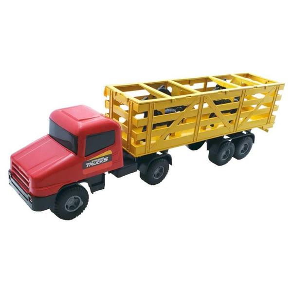 Imagem de Brinquedo Strada Trucks Silmar Ref.6040 - Cabine Vermelha