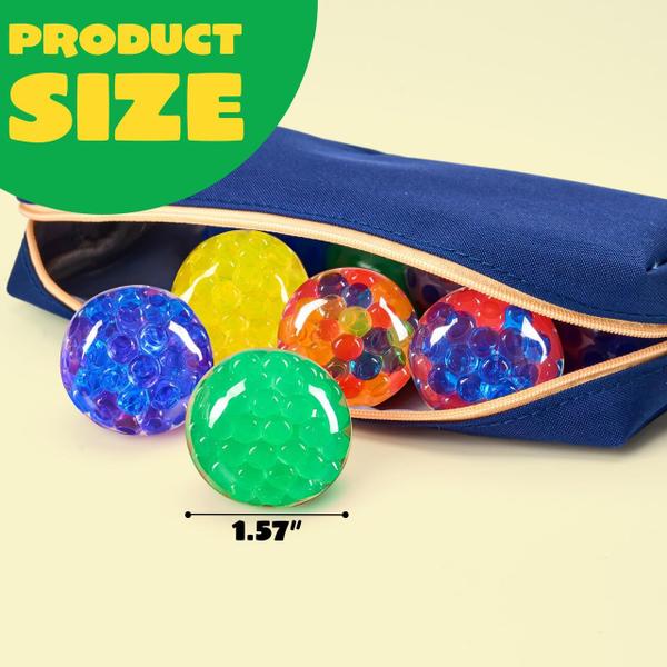 Imagem de Brinquedo Stress Ball JOYIN Mini, pacote com 24 unidades, Squeeze Fidget para adultos