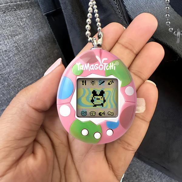 Imagem de Brinquedo Tamagotchi Edição Limitada Páscoa Rosa Flowers F01489 - Fun