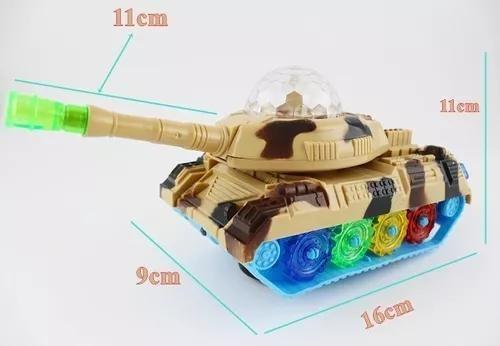 Imagem de Brinquedo Tank Armored Car Tanque De Guerra Anda Luzes Som