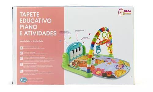 Imagem de Brinquedo tapete de criança com piano e pêndulos