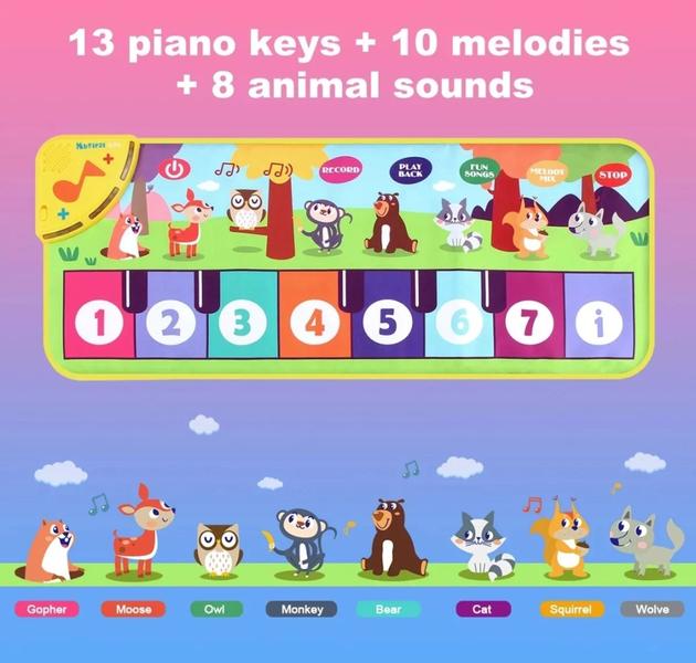 Imagem de Brinquedo Tapete Musical Piano Melodias Dance Multifuncional