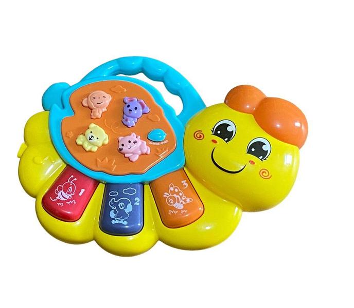 Imagem de Brinquedo Teclado Musical Caracol Infantil c/ Luz Sortido