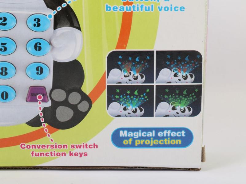 Brinquedo telefone de panda com som e luz- azul - TOYS Imagem de Brinquedo telefone de panda com som e luz- azul