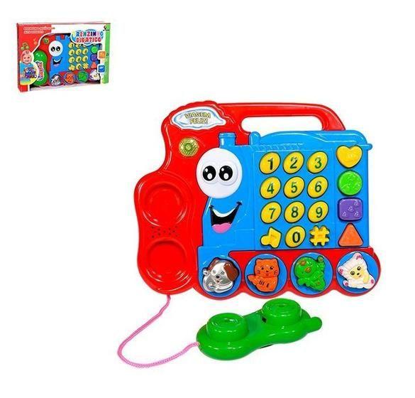 Imagem de Brinquedo Telefone Didático Trenzinho Estimula O Raciocínio