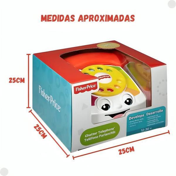 Imagem de Brinquedo Telefone Feliz Com Rodinha Dpn22 - Fisher-Price