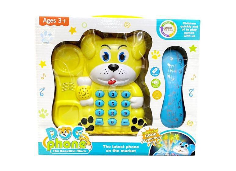 Imagem de Brinquedo Telefone Infantil Musical Educativo Ursinho - Toy King