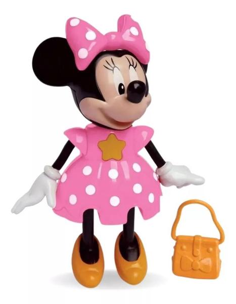 Imagem de Brinquedo Telefone Sonoro Minnie Mouse e Boneca Conta História Elka