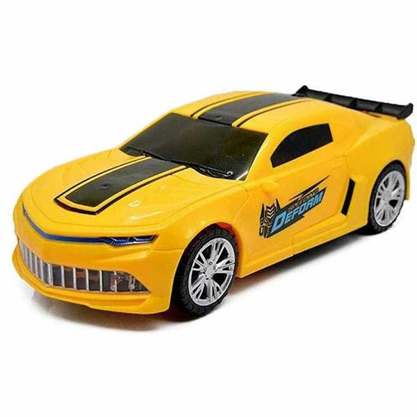 Imagem de Brinquedo Transformers Bumblebee Carro Vira Robô Som e Luz