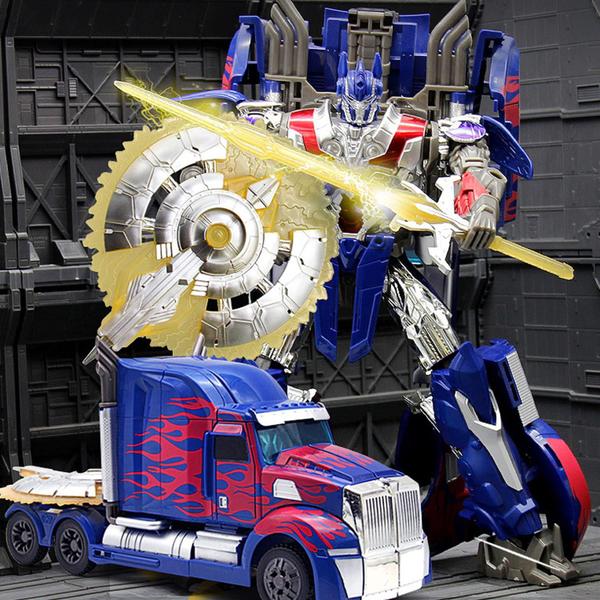 Imagem de Brinquedo Transformers Optimus Prime Robô Vira Caminhão 31cm