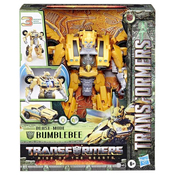 Imagem de Brinquedo Transformers Rise of the Beasts Bumblebee no modo Bumblebee