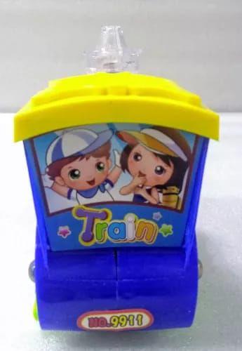 Imagem de Brinquedo Trem Bate Volta Happy Azul C/ Som Luz E Motor