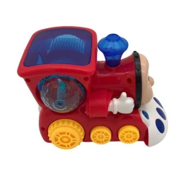 Imagem de Brinquedo Trem Thomas Infantil Locomotiva Luz Som Bate Volta