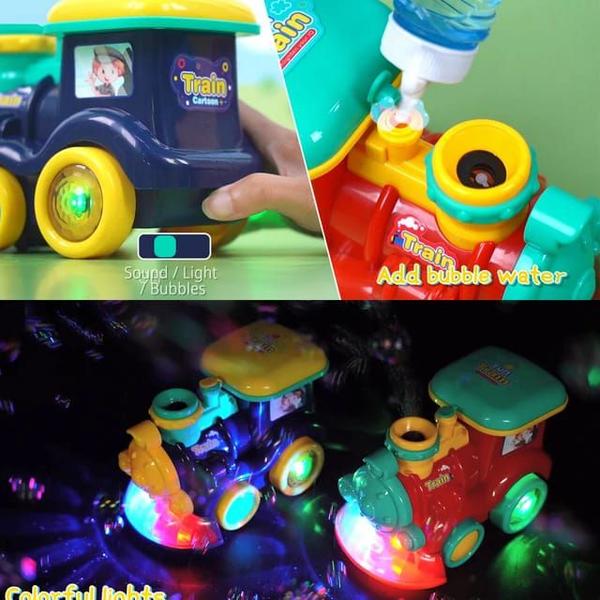 Imagem de Brinquedo Trenzinho Infantil Musical Colorido Com Luzes Som