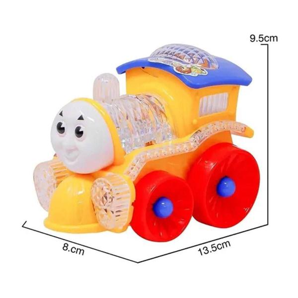 Imagem de Brinquedo Trenzinho Musical Infantil Bate E Volta Com Luzes Criança Trem Locomotiva