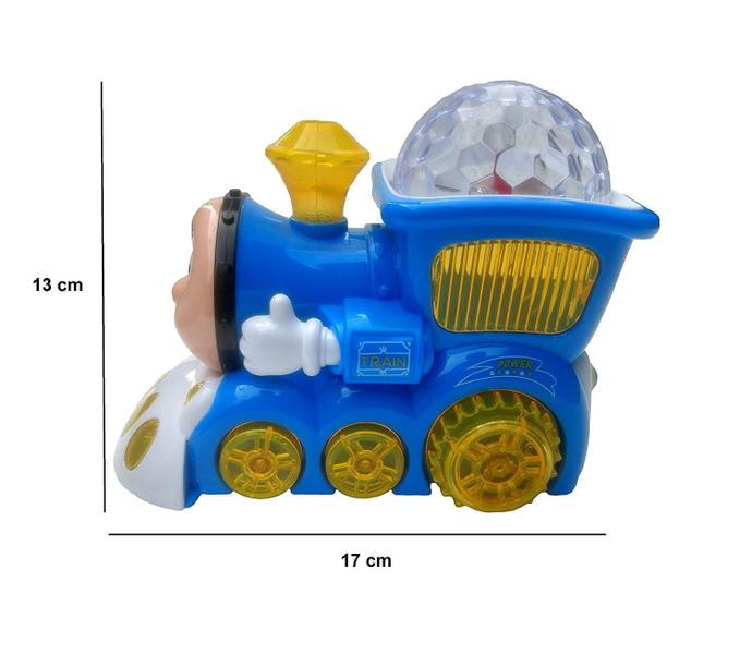 Imagem de Brinquedo Trezinho Som Globo De Luz Bate E Volta  - Azul