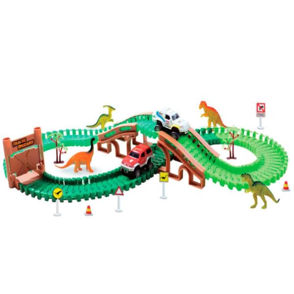 Imagem de Brinquedo Trilha Dos Dinossauros + De 2M Pista - Braskit