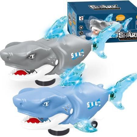 Imagem de Brinquedo Tubarão Baby Shark Eletrônico Com Luz e Som para Crianças Brincar