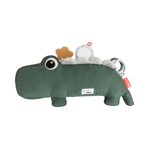 Imagem de Brinquedo Tummy Time Activity feito pela Deer Croco Green com mordedor