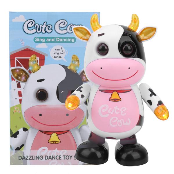 Brinquedo Vaca Divertida Musical Dançante com Luzes. - DM TOYS Imagem de Brinquedo Vaca Divertida Musical Dançante com Luzes.