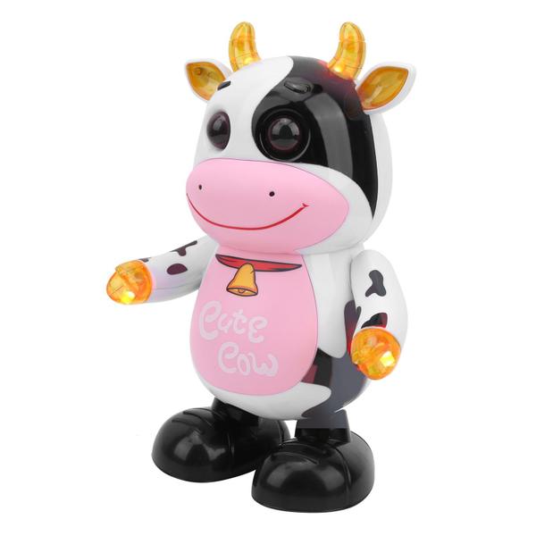Brinquedo Vaca Divertida Musical Dançante com Luzes. - DM TOYS Imagem de Brinquedo Vaca Divertida Musical Dançante com Luzes.