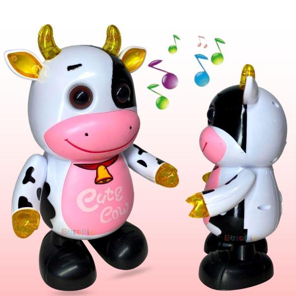 Imagem de Brinquedo Vaca Musical Infantil Movimenta Dança Com Som Luz