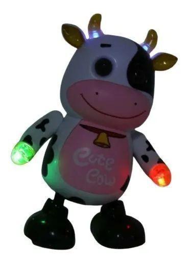 Imagem de Brinquedo Vaca Que Dança Infantil Musical Som Luz A Pilha