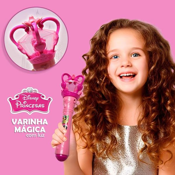 Imagem de Brinquedo Varinha Mágica Princesas Disney Com Luz Toyng