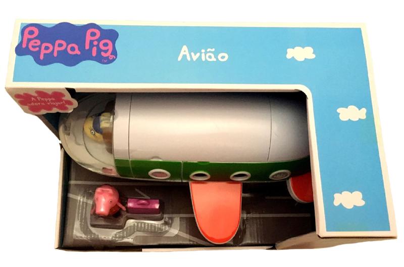 Imagem de Brinquedo Veículo Avião E Mini Boneca Peppa Pig - Dtc
