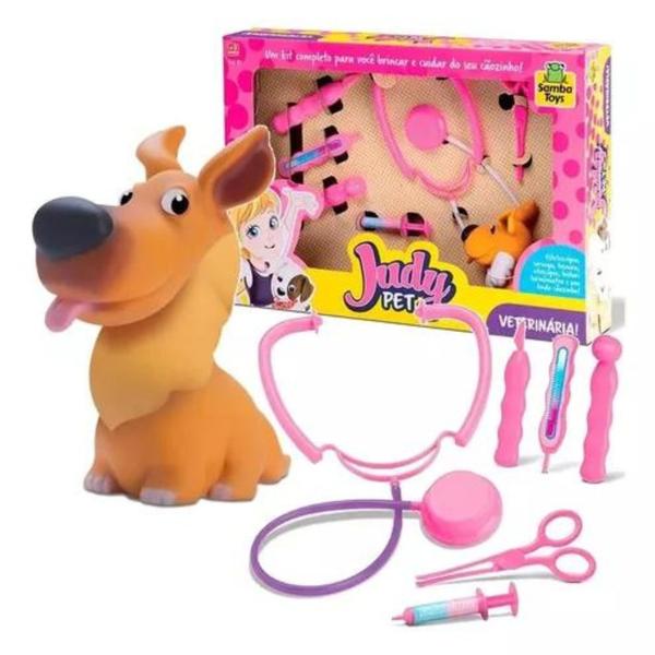 Imagem de Brinquedo Veterinária Judy Infantil c/ acessórios - 0451 - Samba Toys