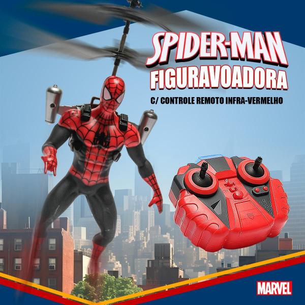 Imagem de Brinquedo Voador Homem Aranha Com Controle Remoto E Luz Toyng