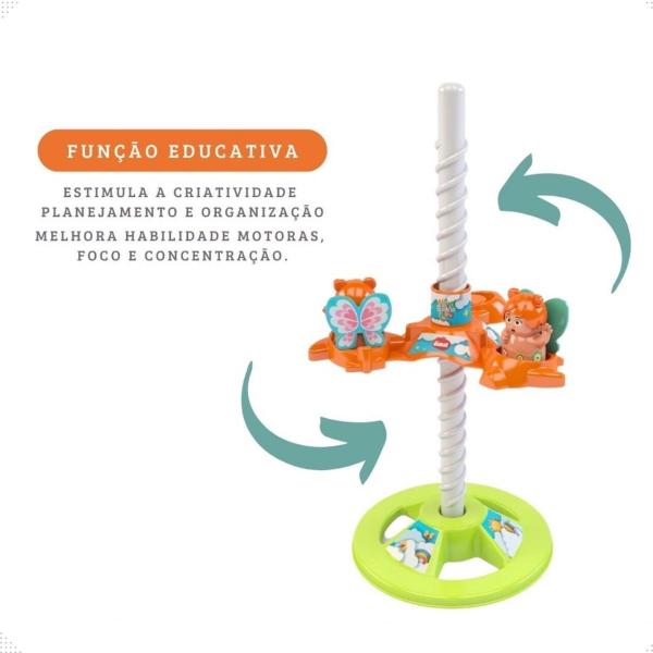 Imagem de Brinquedo Voo Giro Mágico Educativo Estimula Dismat MK425