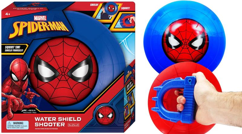 Imagem de Brinquedo Water Squirt Gun & Shield JA-RU Marvel Spiderman