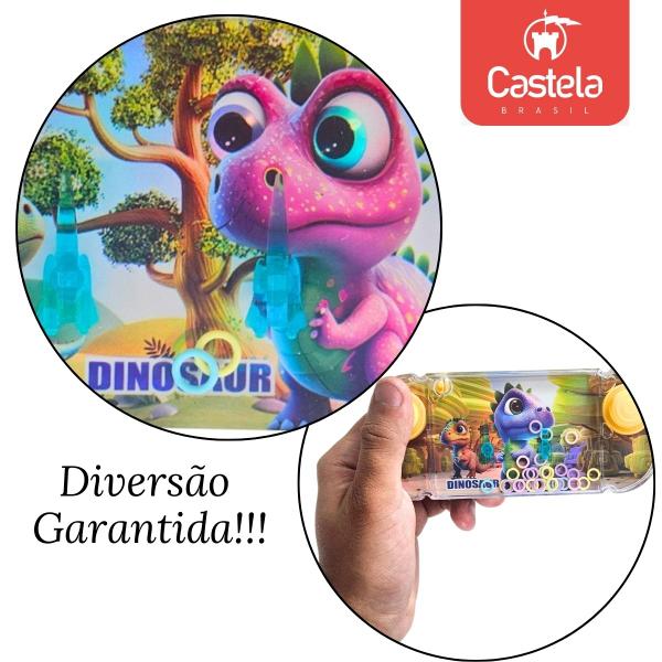 Brinquedo Watergame Jogo de Argola na Água Dinossauros Castela - CASTELA BRASIL Imagem de Brinquedo Watergame Jogo de Argola na Água Dinossauros Castela