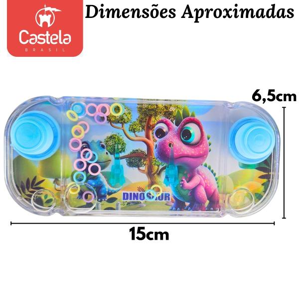 Brinquedo Watergame Jogo de Argola na Água Dinossauros Castela - CASTELA BRASIL Imagem de Brinquedo Watergame Jogo de Argola na Água Dinossauros Castela