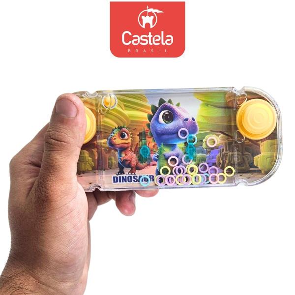 Brinquedo Watergame Jogo de Argola na Água Dinossauros Castela - CASTELA BRASIL Imagem de Brinquedo Watergame Jogo de Argola na Água Dinossauros Castela