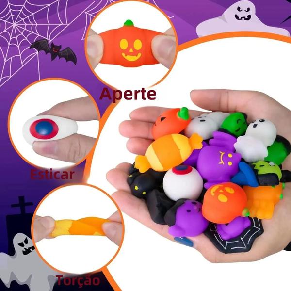 Imagem de Brinquedos Antiestresse para Halloween - Kit com 10 Unidades