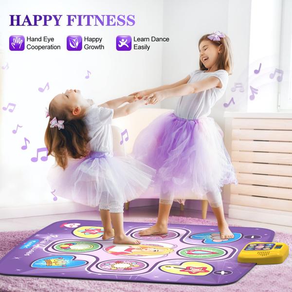 Imagem de Brinquedos Dance Mat beefunni Dance Mat para meninas de 3 a 10 anos