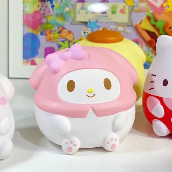 Imagem de Brinquedos de Alívio do Estresse Sanrio - 20 Peças Cinnamoroll e Kuromi - Ponta Lenta