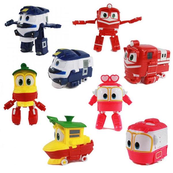 Imagem de Brinquedos de anime Transformation Kids Juguetes RT Kay Alf Duck Figure Car Family (amarelos, 11 cm)