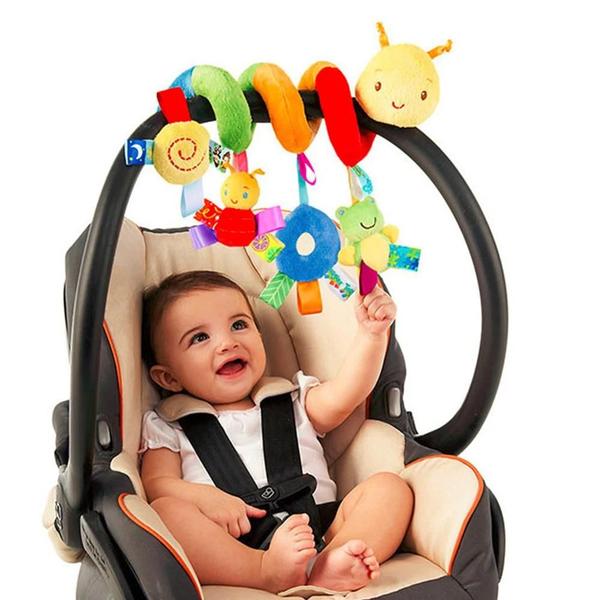 Brinquedos de Cama para Bebês e Crianças - Assento de Segurança Colorido Imagem de Brinquedos de Cama para Bebês e Crianças - Assento de Segurança Colorido