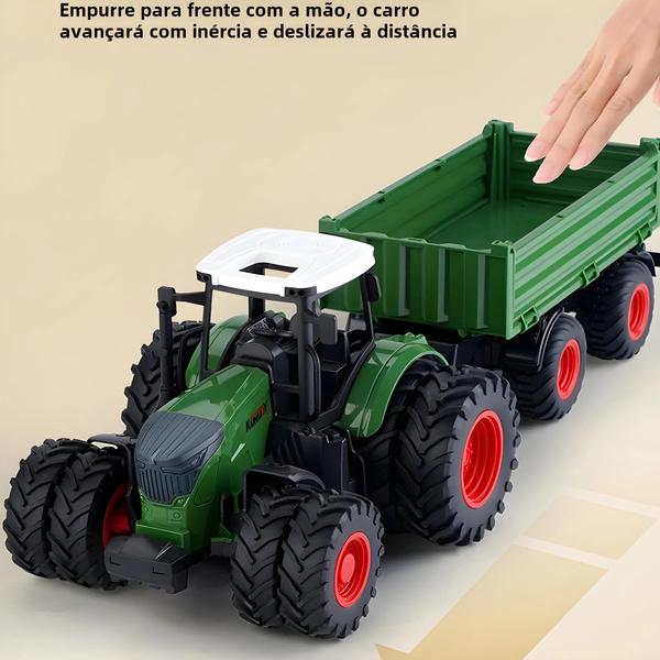 Imagem de Brinquedos de Carros em Miniatura para Crianças - Vários Modelos e Acessórios - Inclui Trator