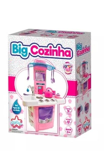 Brinquedos de Crianças Educativo Cozinha Grande com Jantar - Big Star Brinquedos Imagem de Brinquedos de Crianças Educativo Cozinha Grande com Jantar