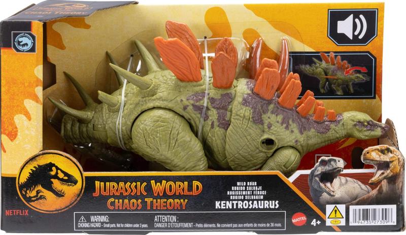 Imagem de Brinquedos de dinossauro Mattel Jurassic World Wild Roar com som Roar