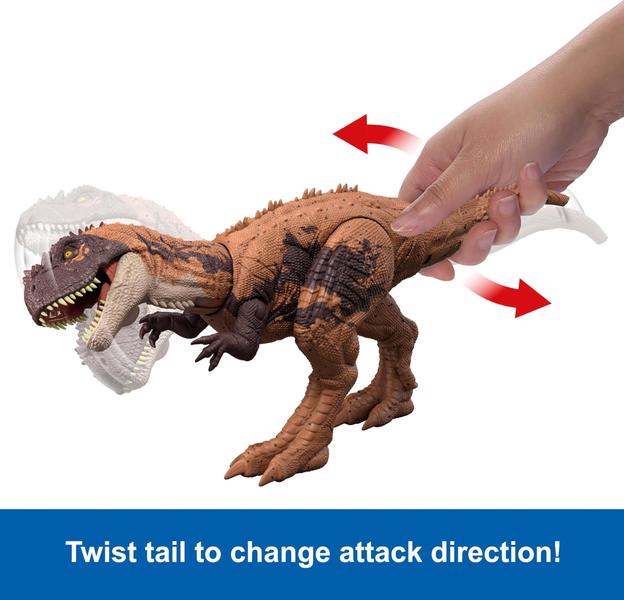 Imagem de Brinquedos de dinossauro Mattel Jurassic World Wild Roar com som Roar