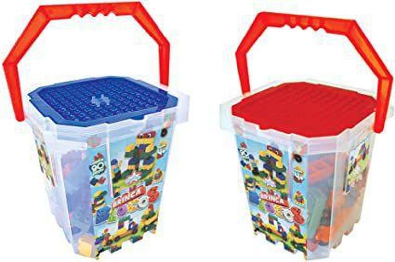 Brinquedos de encaixe - Balde Brinca Blocos - Big Star Imagem de Brinquedos de encaixe - Balde Brinca Blocos - Big Star